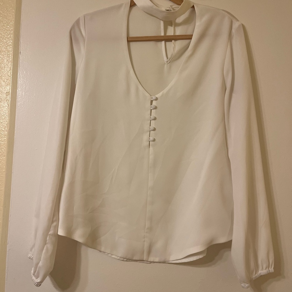 Elegant White Women's Top